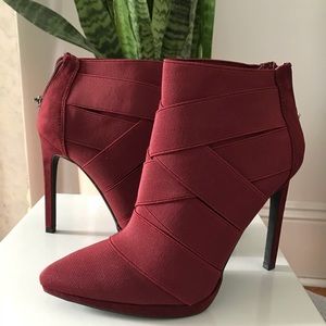 Jessica Simpson Breena Ankle Bootie in Oxblood.